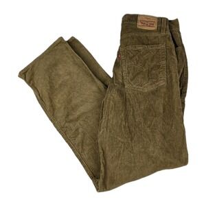 Levis Jeans Womens Size 27 '94 Baggy Brown Cordoroy Relaxed Fit Pants